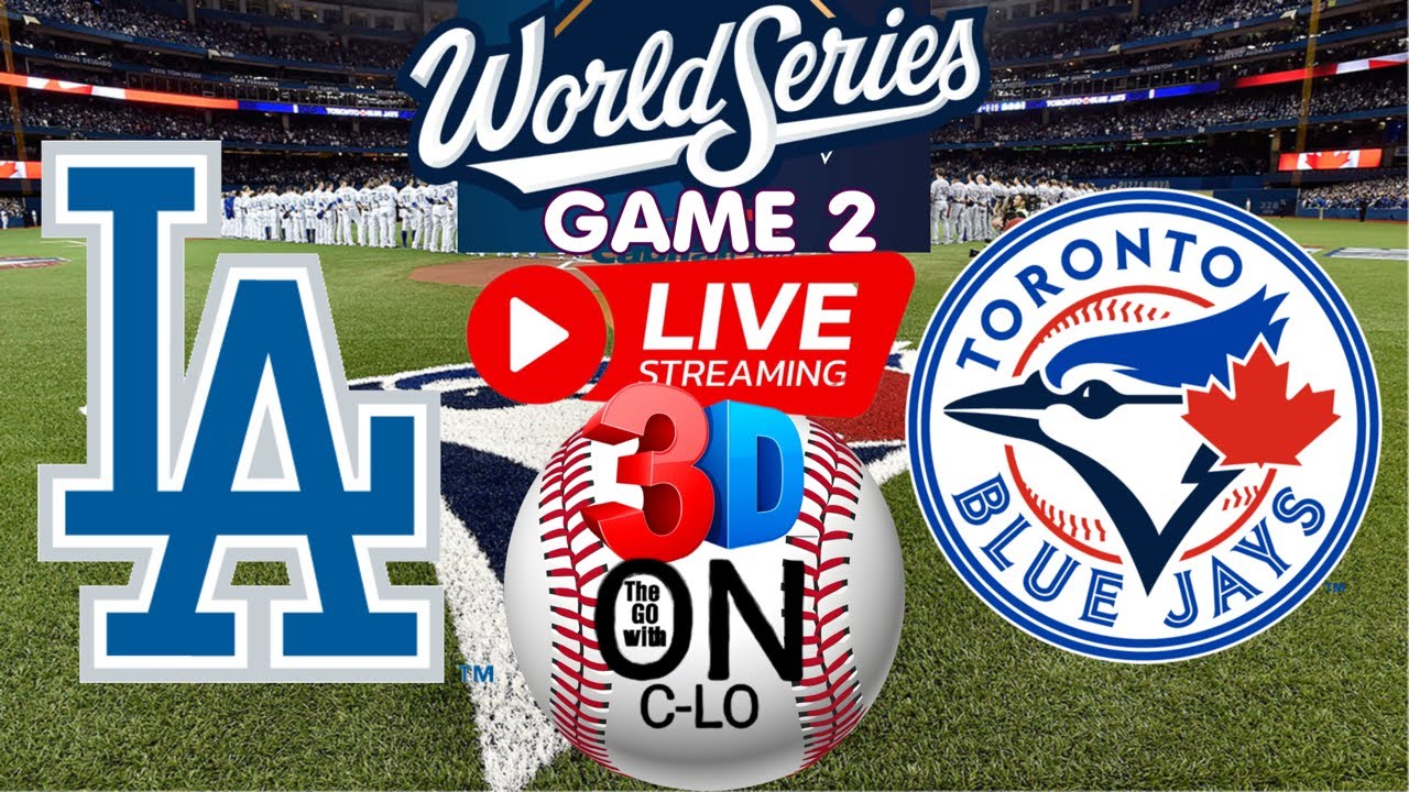 🔴Los Angeles Dodgers vs Toronto Blue Jays.World Series Game 2. Live MLB⚾Play by Play 3D Presentation