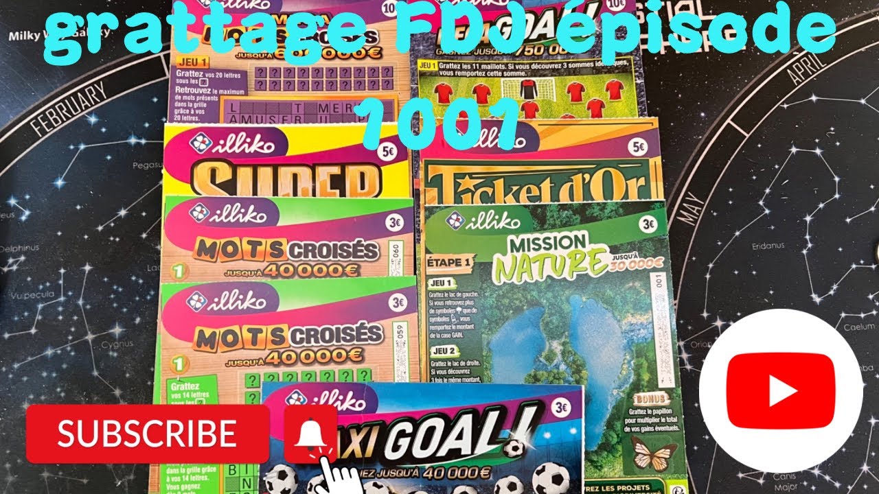 Grattage FDJ épisode 1001
