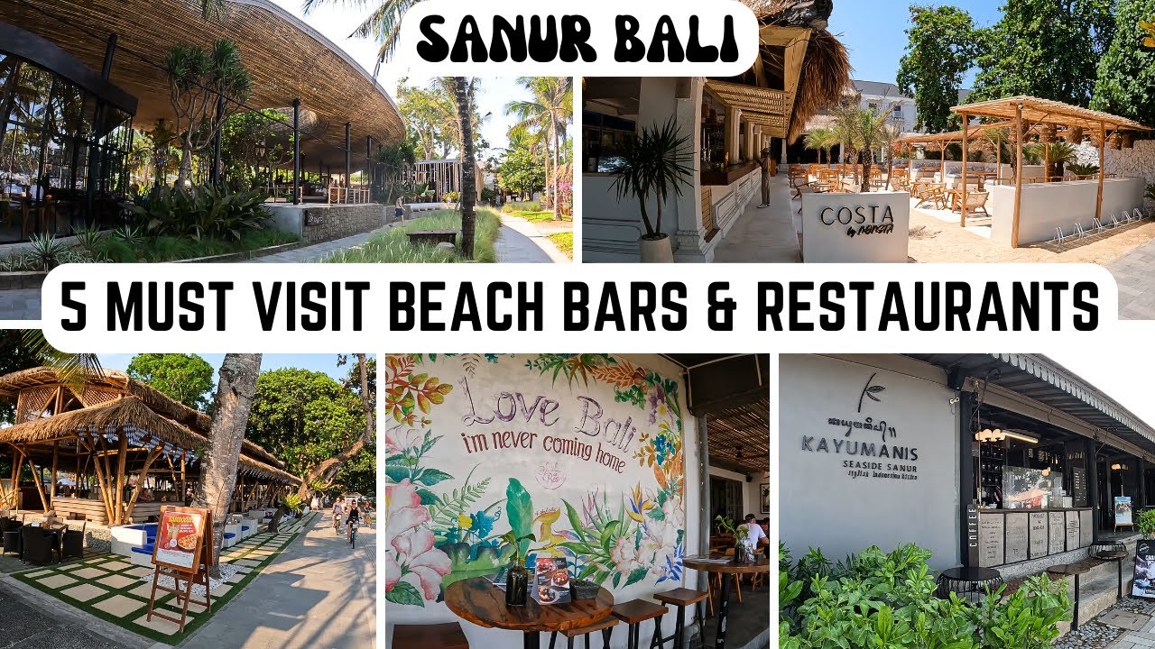 Bali Sanur Beach 5 Premium Beach Bars & Restaurants, Eating in Sanur