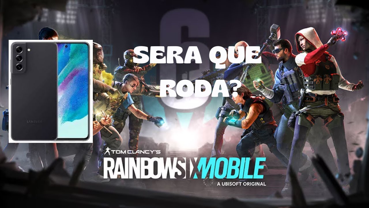 TESTANDO O NOVO RAINBOW SIX MOBILE NO S21 FE (2025)