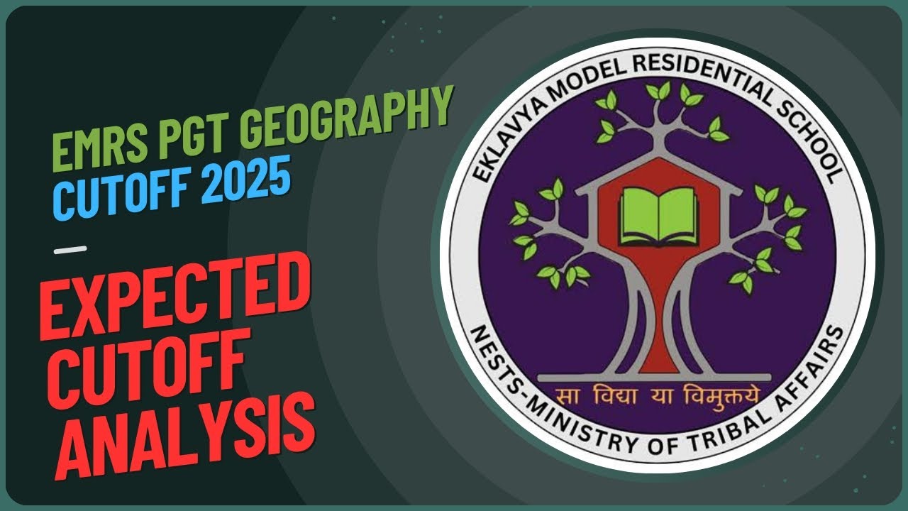 EMRS PGT GEOGRAPHY CUTOFF 2025 EXPECTED | EMRS UPDATE | DETAILED ANALYSIS CUTOFF | 