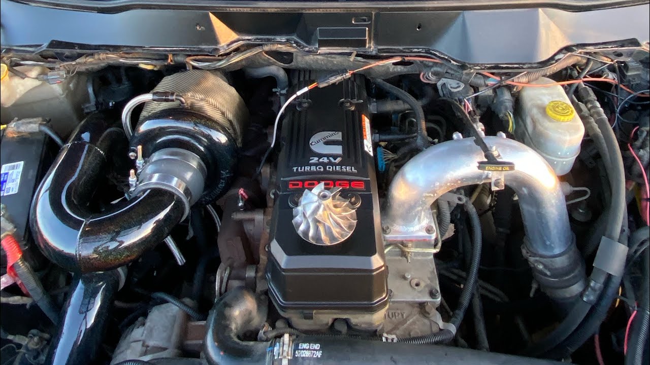 Cummins Compound Turbo Before and After Turbo sounds
