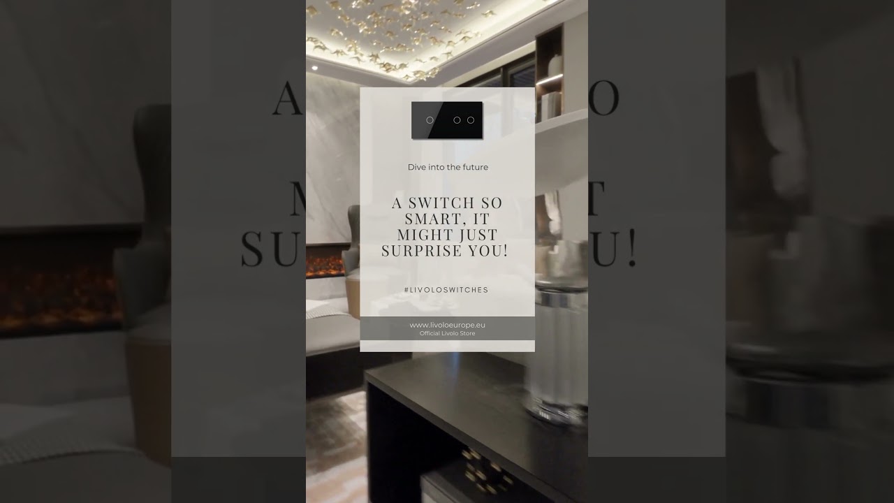 Switch to the Future: Livolo Europe's Smart Home Revolution #smarthome #smartliving #lightswitch