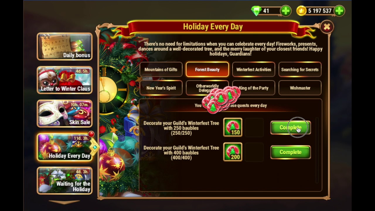 HERO WARS - FB Holiday Everyday Event