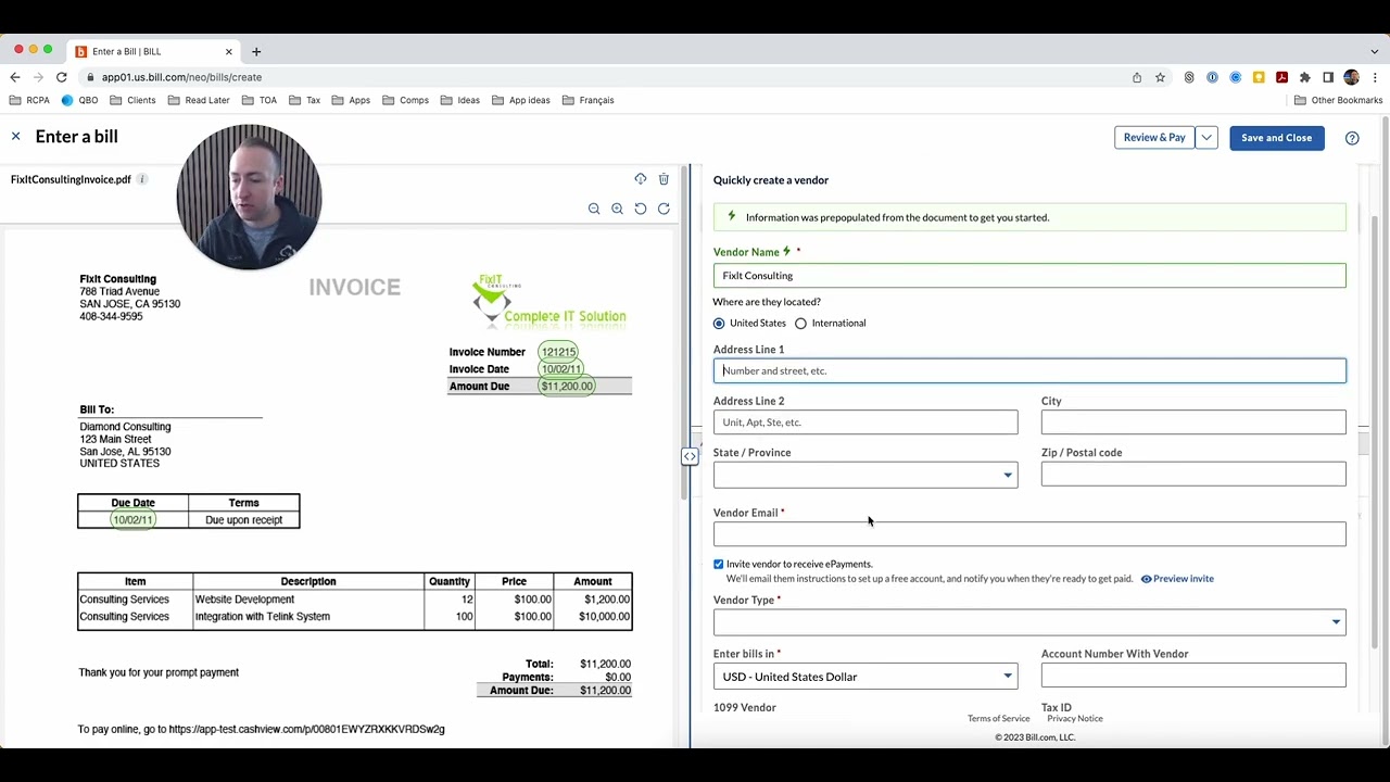 How to use Bill com as a Remote CPA Bookkeeping Client