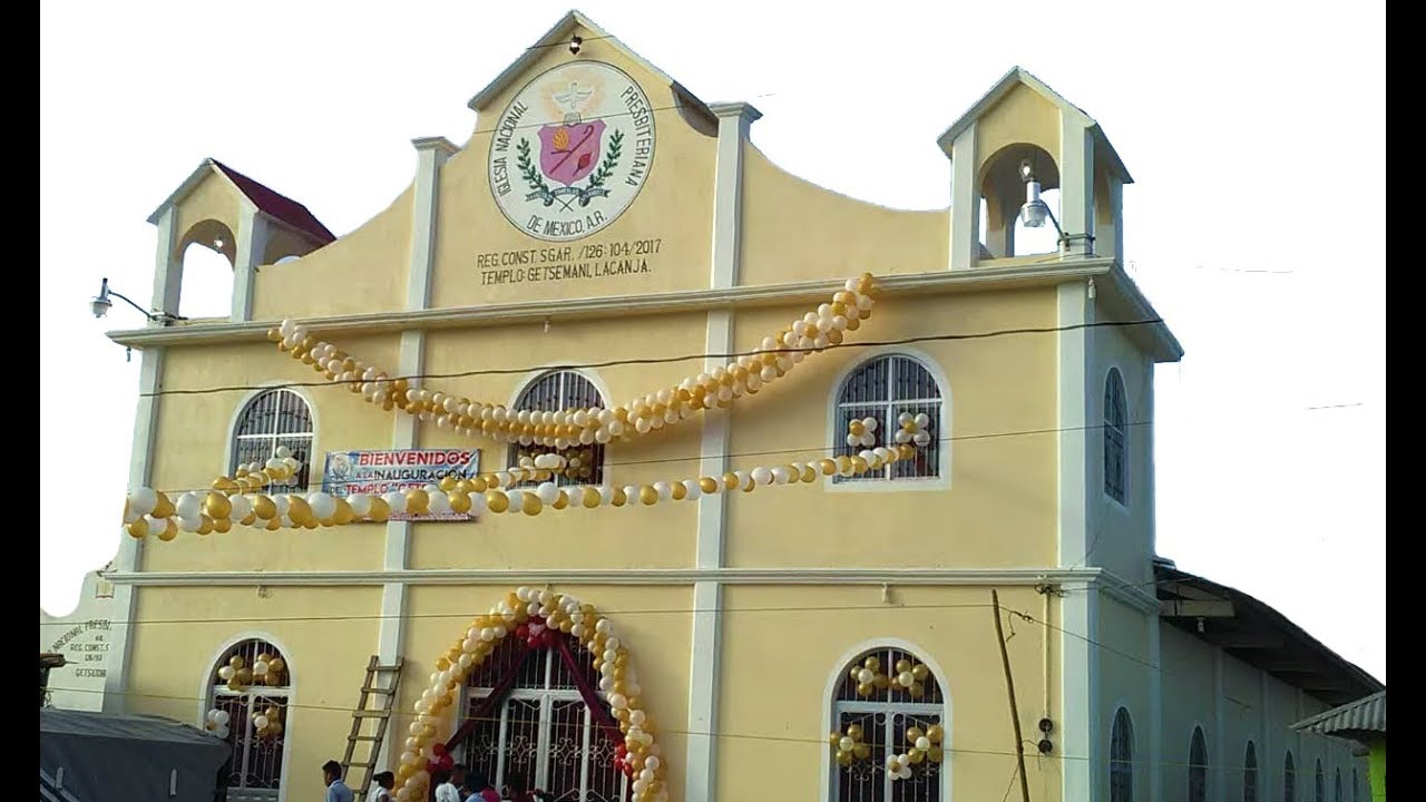 Inauguración del templo Getsemaní, Lacanja Tzeltal, Ocosingo, Chiapas.