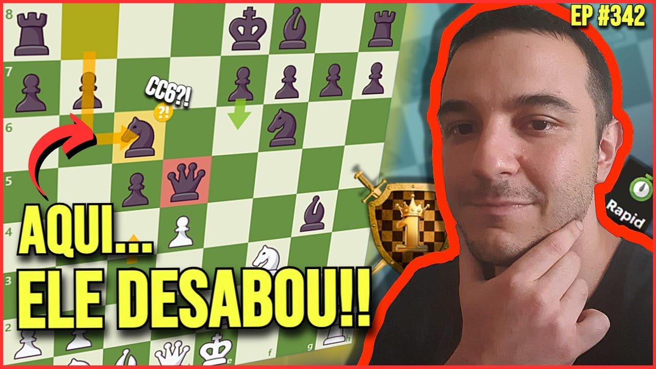 Domínio Total na Alapin! – Pressão Constante até o Fim! l Defendendo o TOP 1BR de Rápidas EP 342