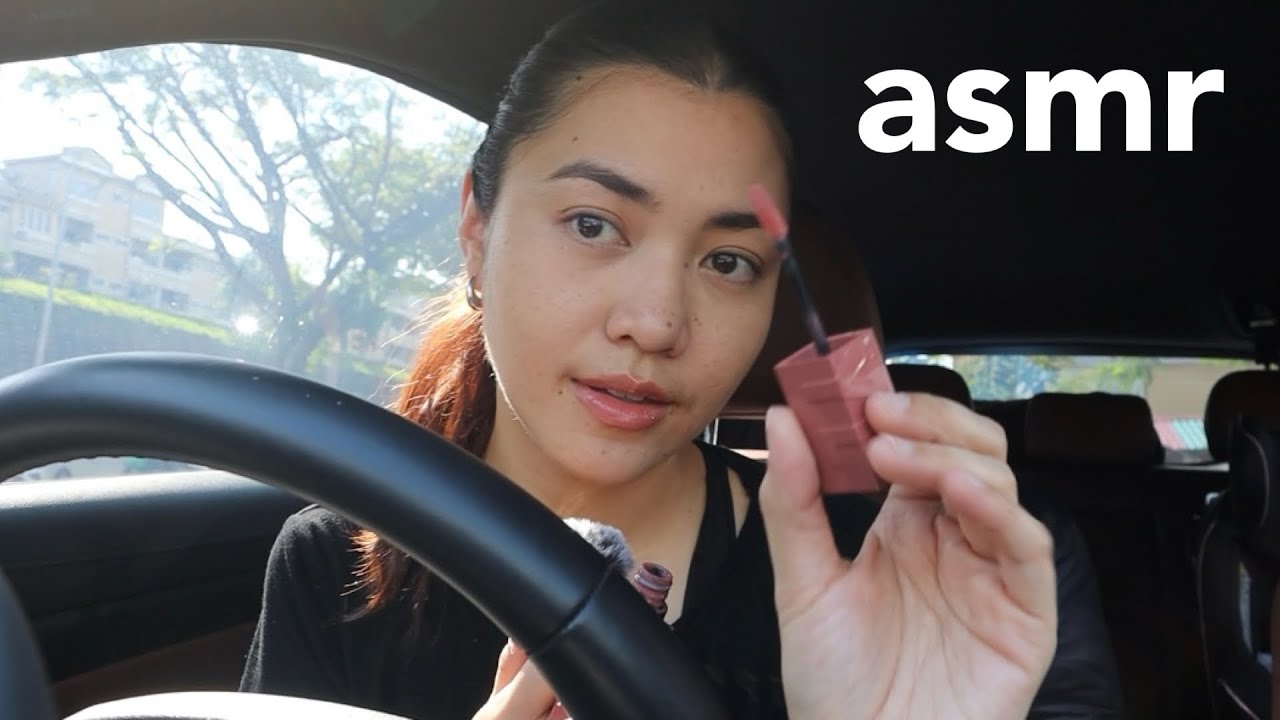 asmr - делаю макияж в машине (Малайзия)