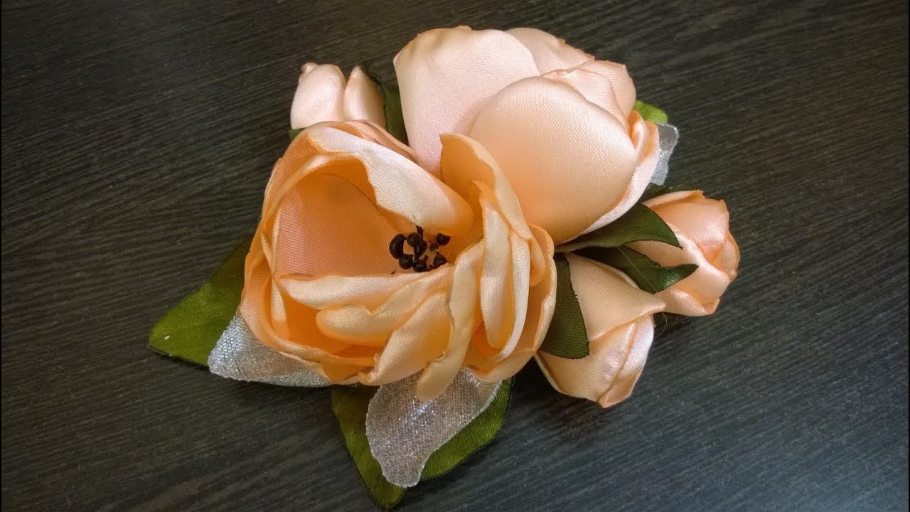 D.I.Y. Satin Peony Flower - Tutorial | MyInDulzens