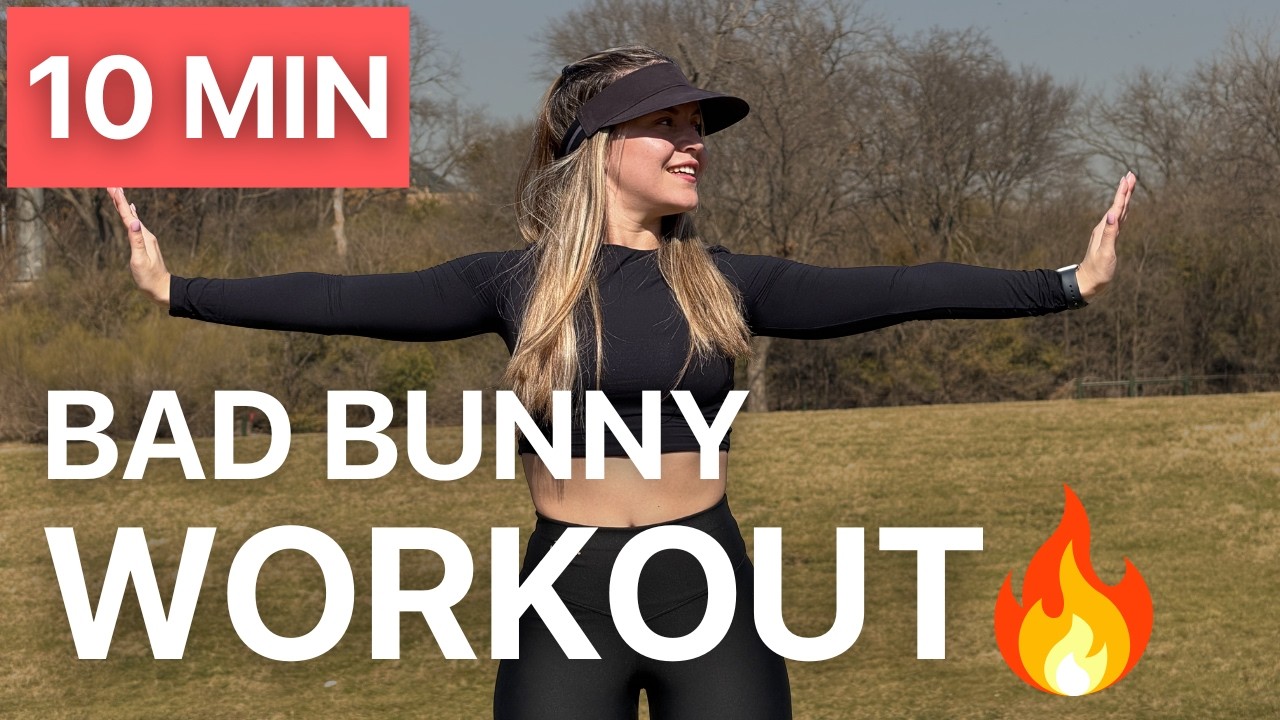 10 MIN BAD BUNNY WORKOUT 🔥 – AndreBeFit | Fun Home Exercise