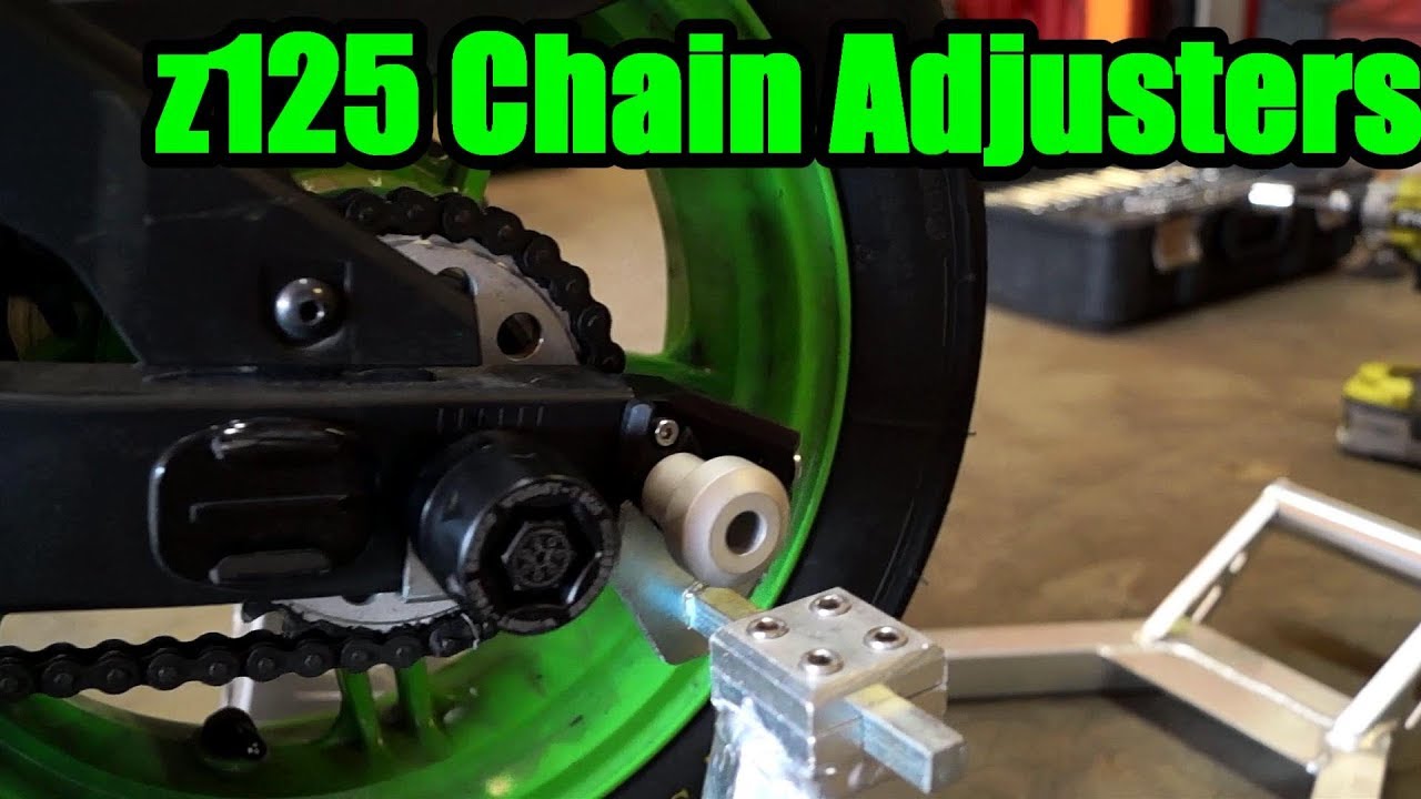 The Best z125 Mod! | OTB Chain Adjusters!