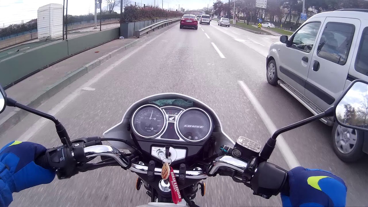 HONDA CB125E TOP SPEED ŞEHİR İÇİ GEZİNTİ