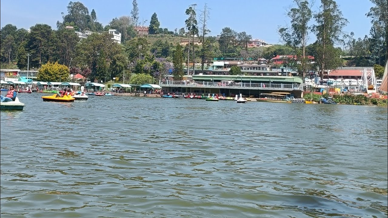 Ooty Lake pedal boat chalate hue | #boating #ride #water
