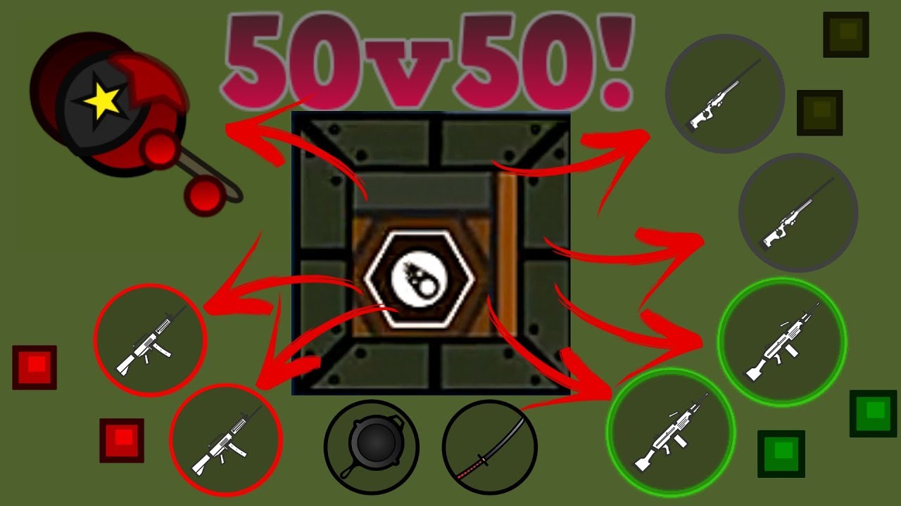 Surviv.io Insane Golden Airdrop In New 50v50 Update!!! Testing The Next New Gamemode!