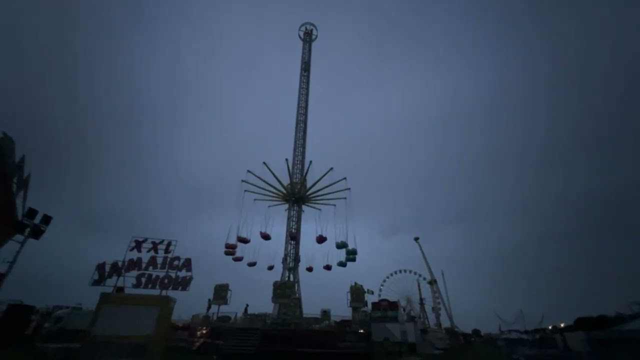 The Hoppings build up and pull on vlog 8