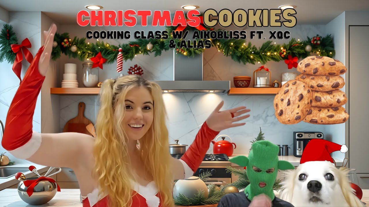 Christmas Day Cookies | Cooking w/ AikoBliss ft. xQc & Alias