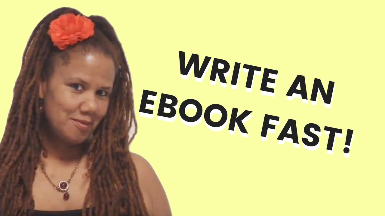 How to Write an eBook Fast