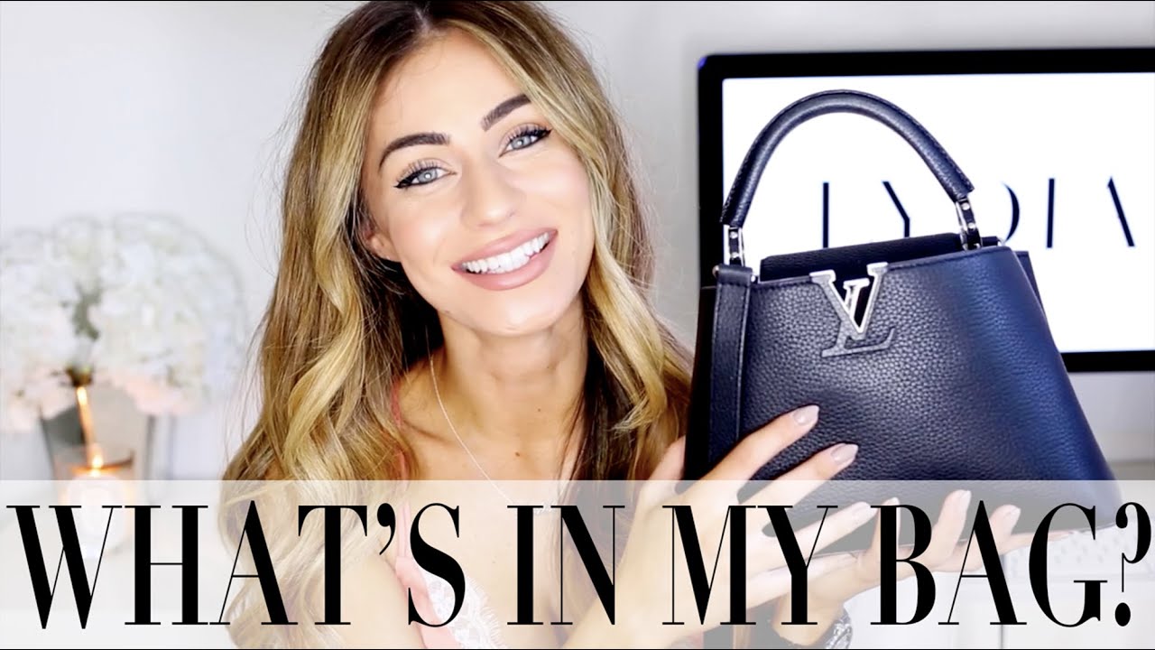 LOUIS VUITTON CAPUCINES BB | WHAT'S IN MY BAG & FULL REVIEW | Lydia Elise Millen