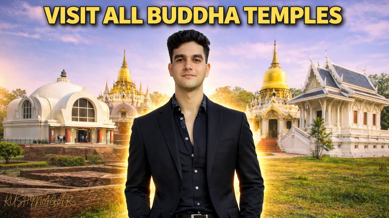 Visit All Buddha Temples | Kushinagar Buddha Marg Vlog