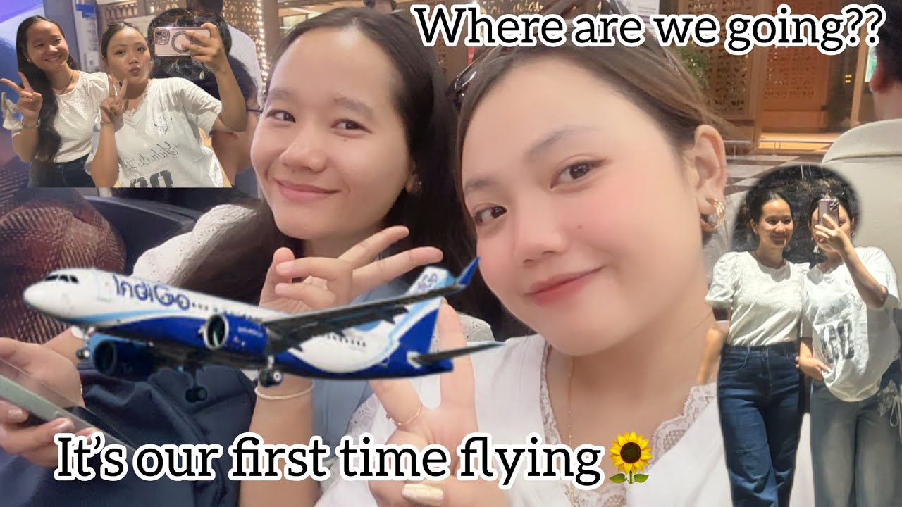 It’s our first time flying🌸//uploading after a days🥲🍂