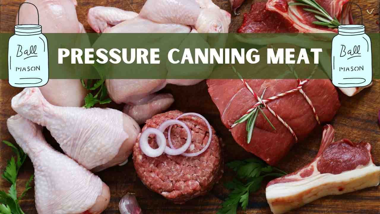Pressure Canning Meat | Ground Beef | Raw Pack Chicken