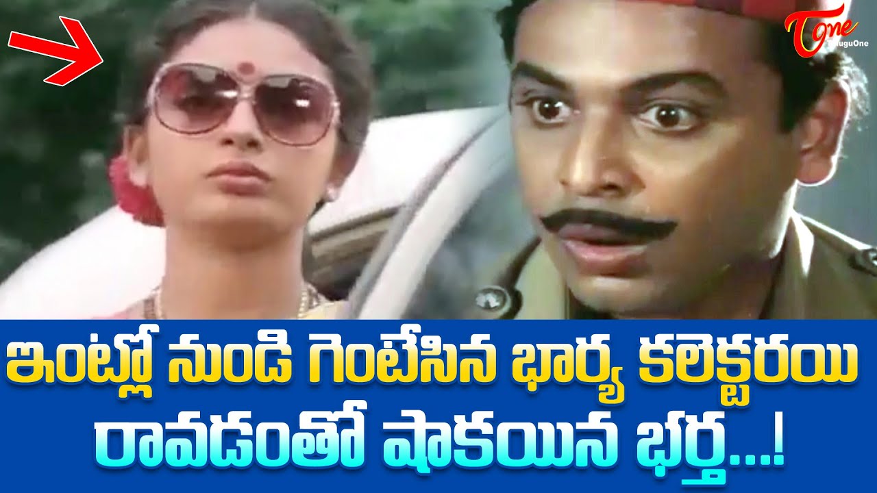 ఇంట్లో నుండి గెంటేసిన భార్య కలెక్టరయి రావడంతో షాకైన భర్త | Naresh, Seetha Ultimate Scene | TeluguOne