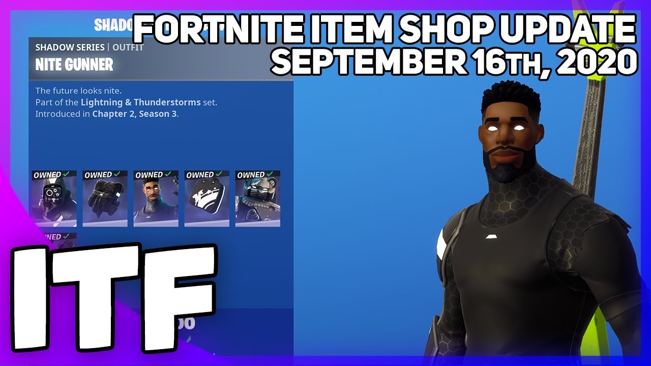 Fortnite Item Shop *NEW* SHADOW STRIKE PACK! [September 16th, 2020] (Fortnite Battle Royale)