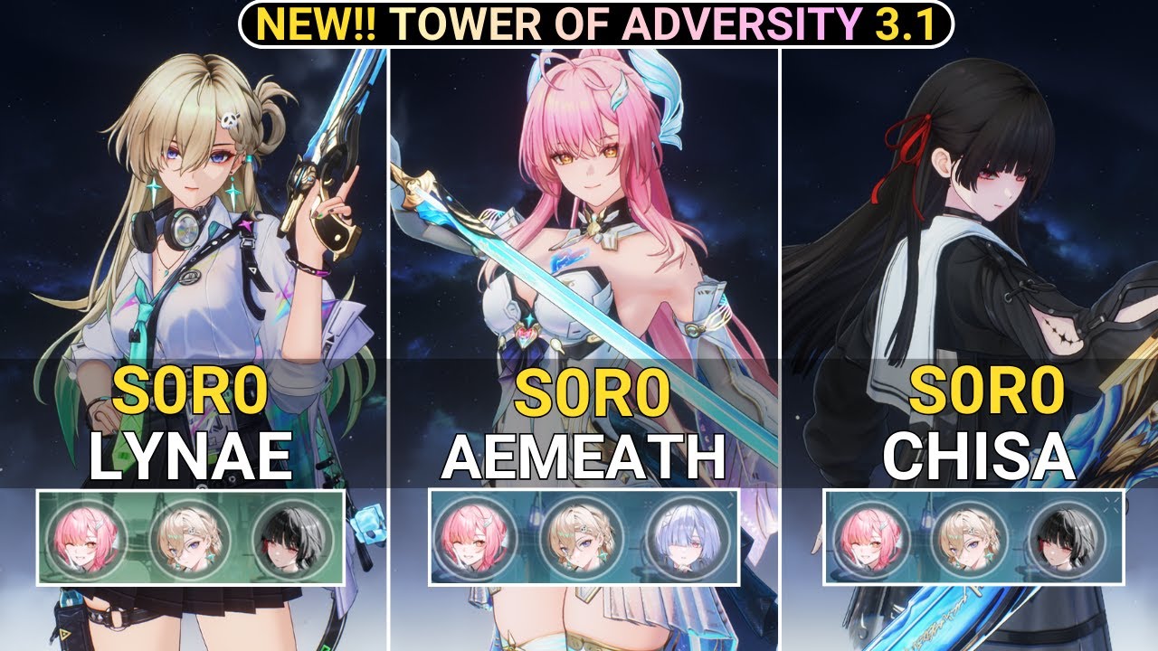 600k DMG ULT! NEW CHARACTER S0R0 Aemeath X Mornye X Chisa Showcase | NEW! TOA Wuthering Waves 3.1