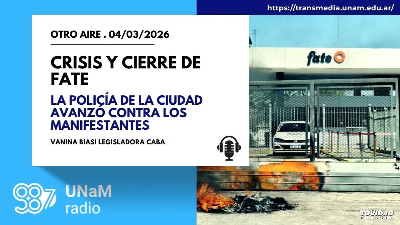 Vanina Biasi. El gobierno porteño reprime  a trabajadores de FATE