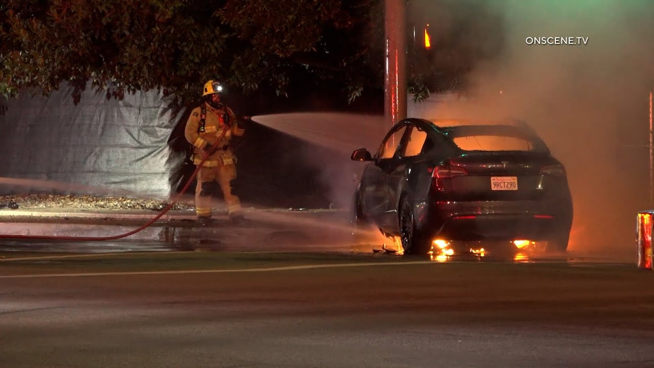 Tesla Driver Dead After Fiery Crash