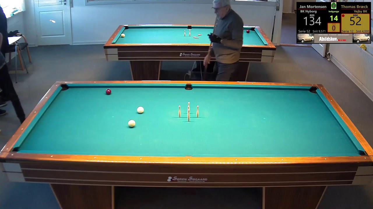 Livestream fra BillardKlubben Nyborg