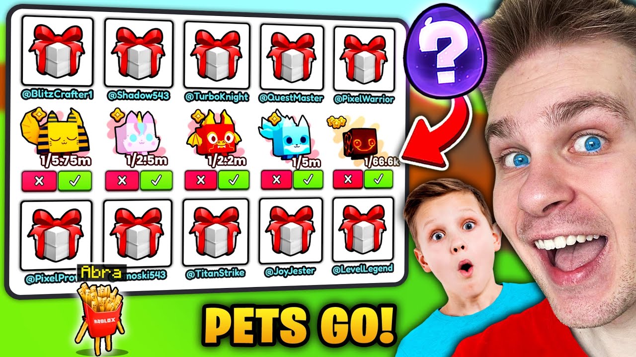 Jak ZAROBIŁEM *250.000 GEMÓW* 💎 w 1 GODZINĘ przez PROSTY SPOSÓB ✅ w PETS GO w Roblox! 😱