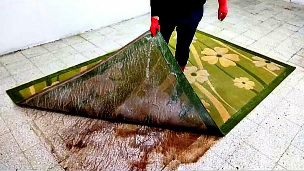 lncredible dirty carpet cleaning satisfying rug cleaning ASMR