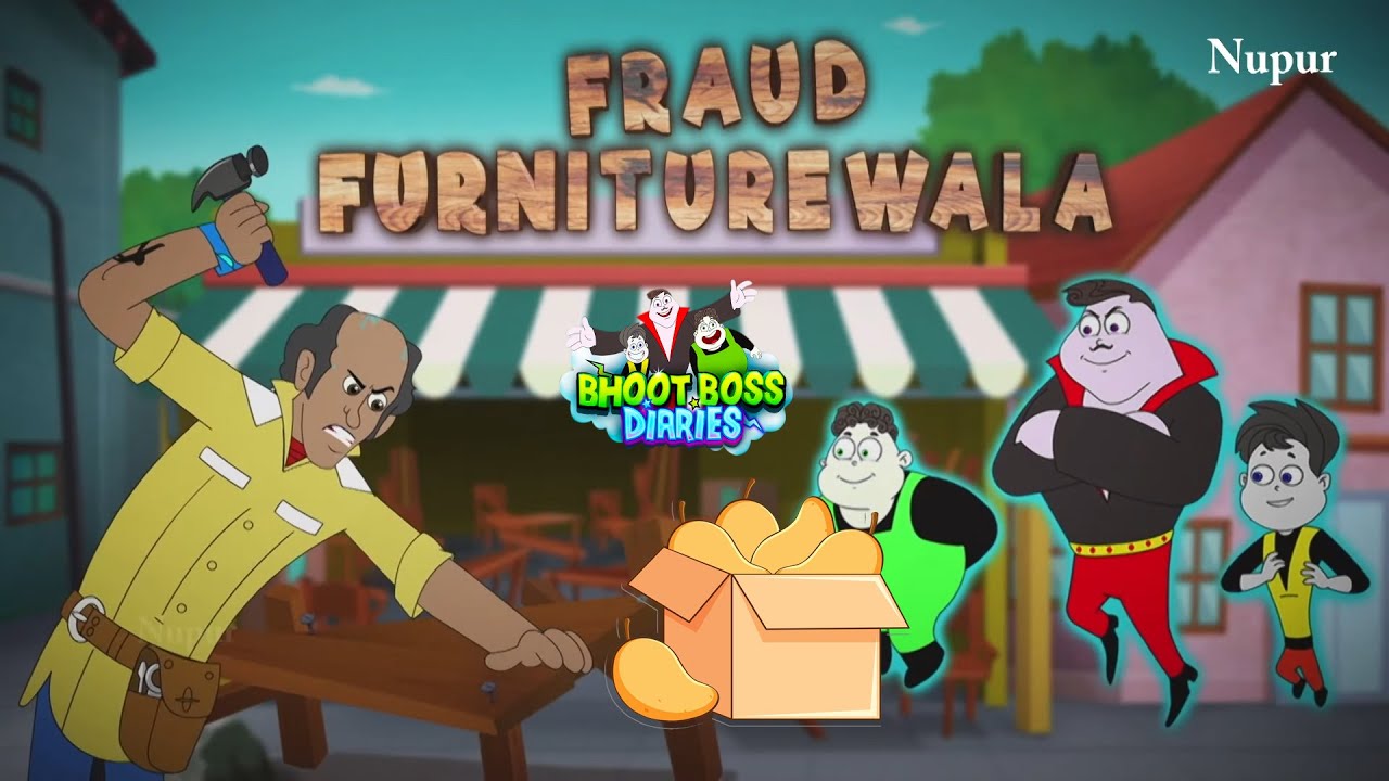 Fraud Furniture Wala ने बेचा लोगो को खराब Furniture | Paap O Meter | Kids Cartoon | भूत बॉस डायरीज