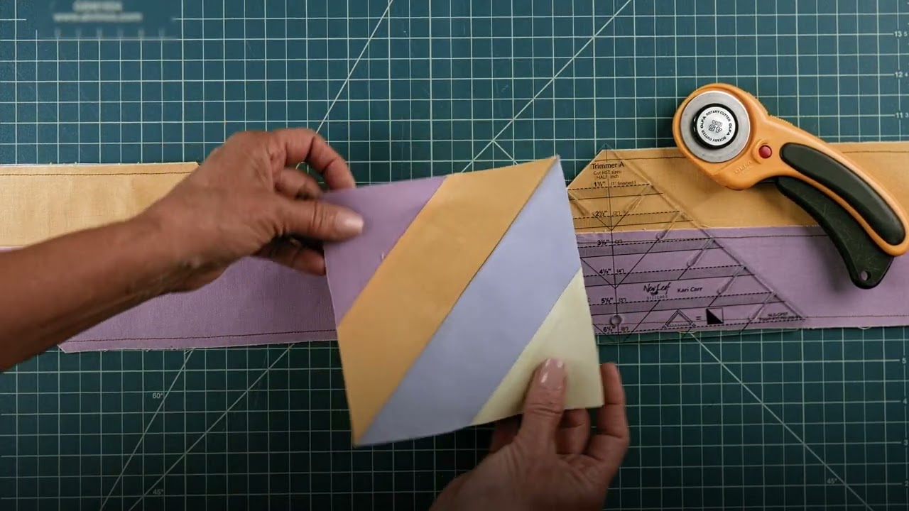 Block Cutting Techniques - Strip Tube Method - Clearly Perfect Slotted Trimmers