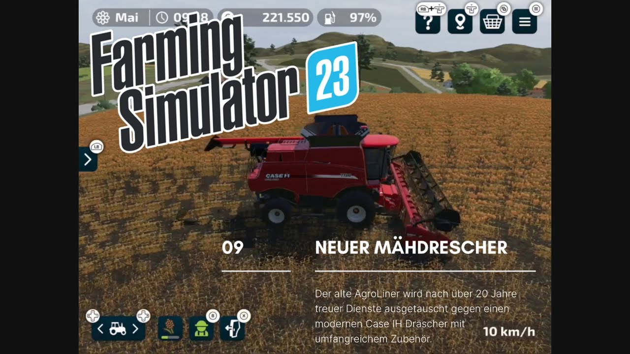 LS23 Gameplay #9: Neuer Mähdrescher! #farmingsimulator23