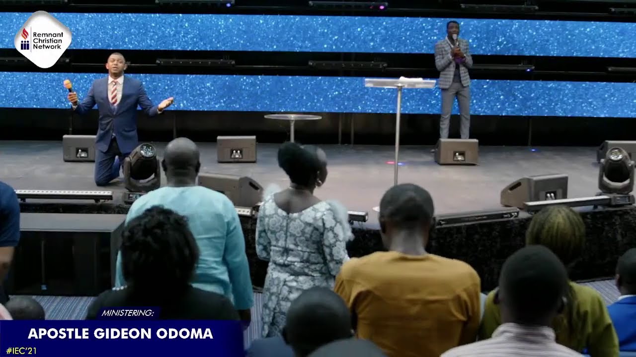 Rev. Gideon Odoma cries in Tongues as Theophilus Sunday Ministers || Strange Tongues