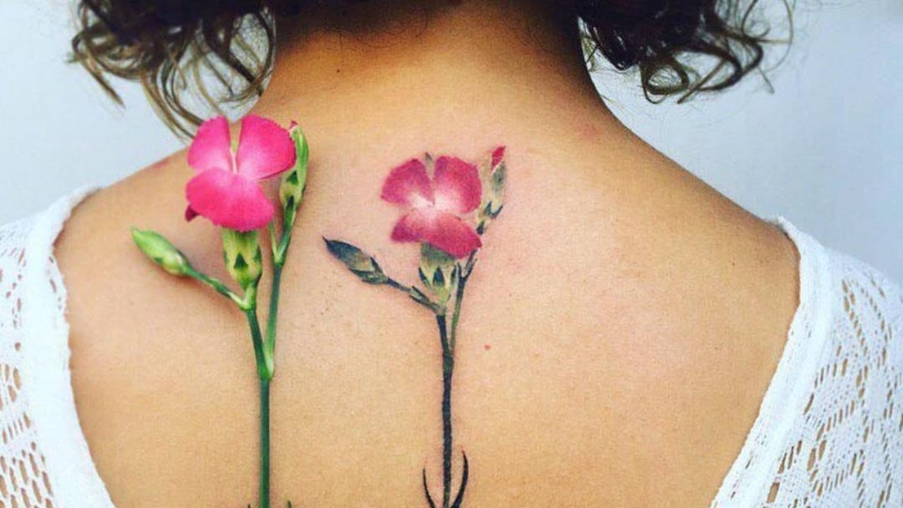Spine Tattoo For Women And Girls