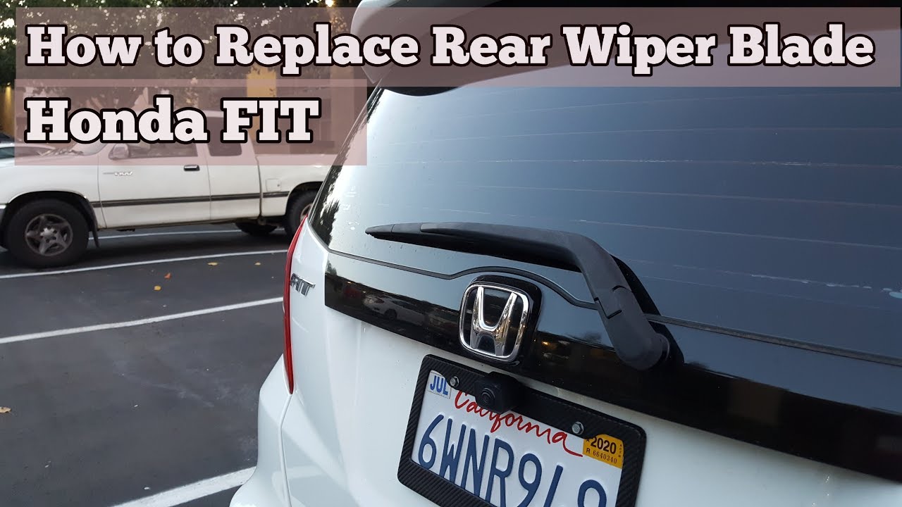 [Сделай сам] Замена заднего стеклоочистителя для Honda Fit
