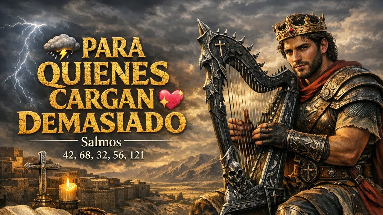 ⛈️ VERDADES DEL CIELO PARA QUIENES CARGAN DEMASIADO 💞🐑 Salmos que David