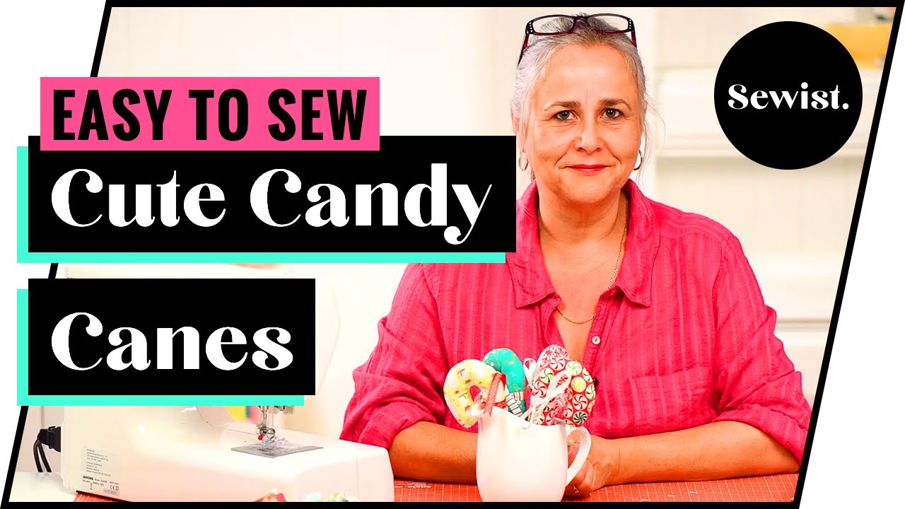 Easy To Sew Cute Candy Canes