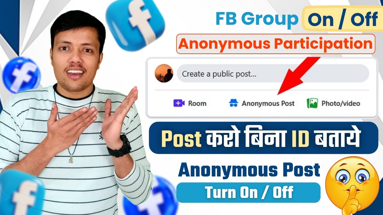 Enable or Disable Anonymous Participation in Facebook Group || Turn On Anonymous Posting in FB Group