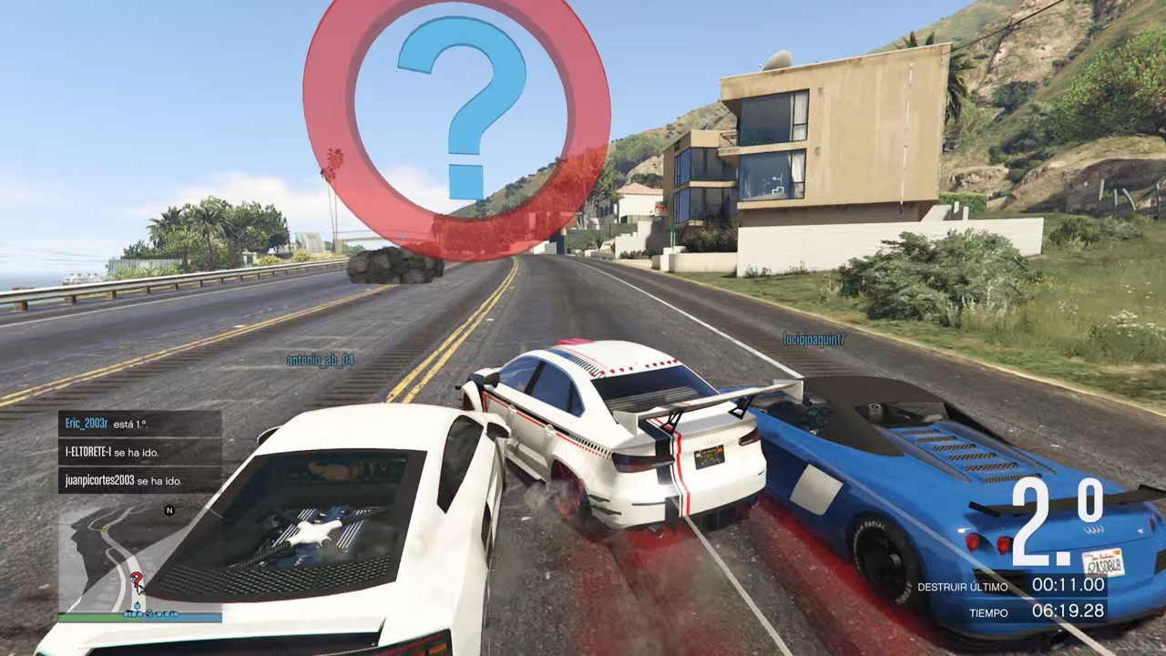 El ÚLTIMO EXPLOTA en Larga Distancia ESPECIAL Coches AUDI! || Gameplay de GTA 5 Online sin Comentar