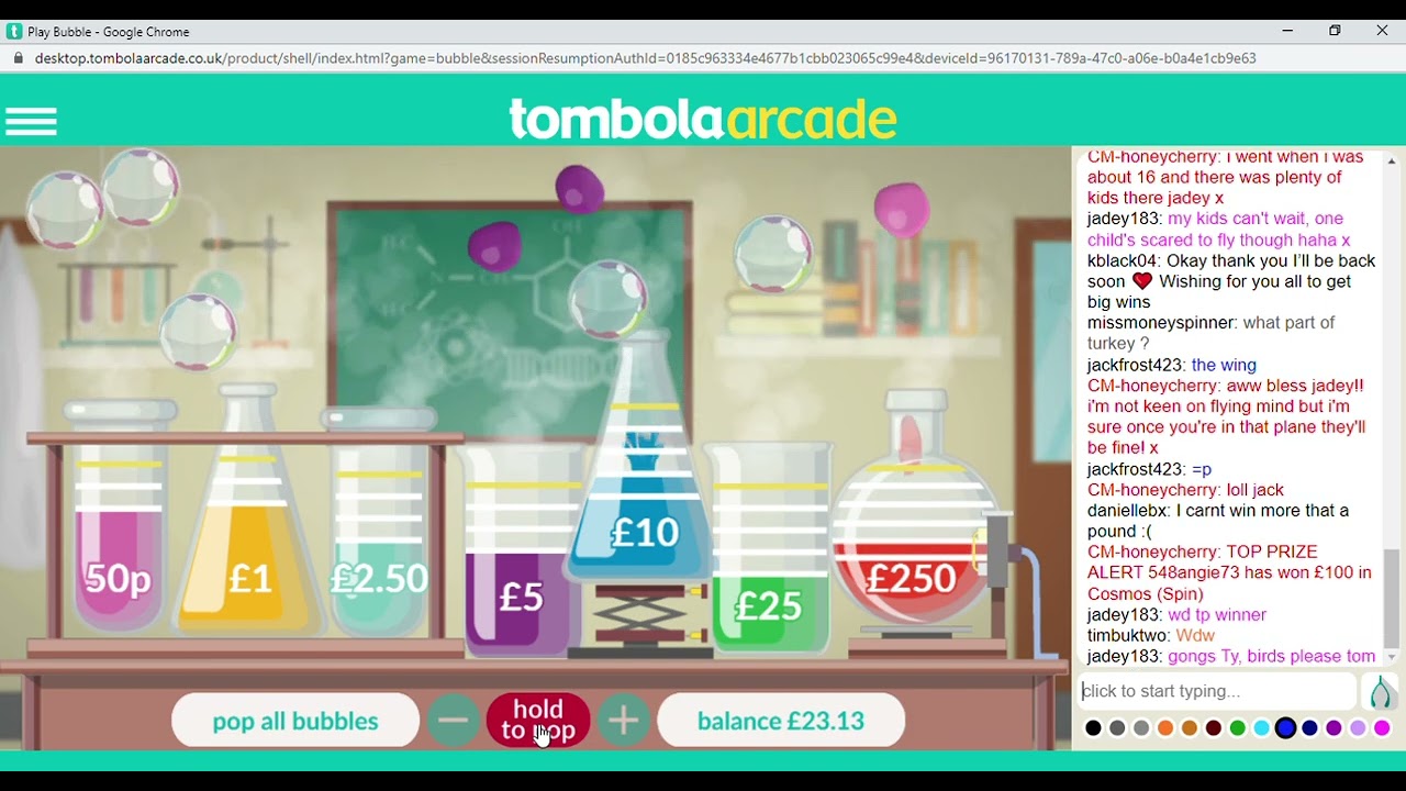 Tombola  arcade  lab #92