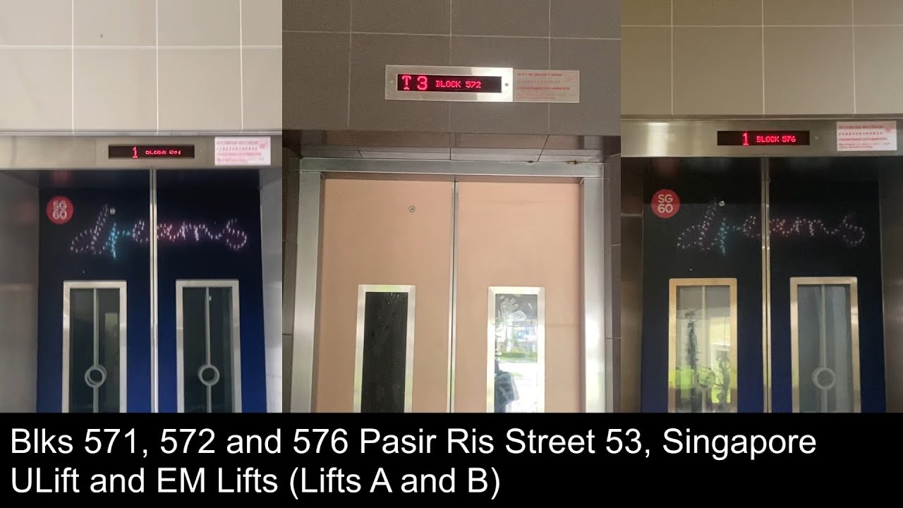 Blks 571, 572 and 576 Pasir Ris Street 53 - ULift and EM Lifts (Lifts A and B)