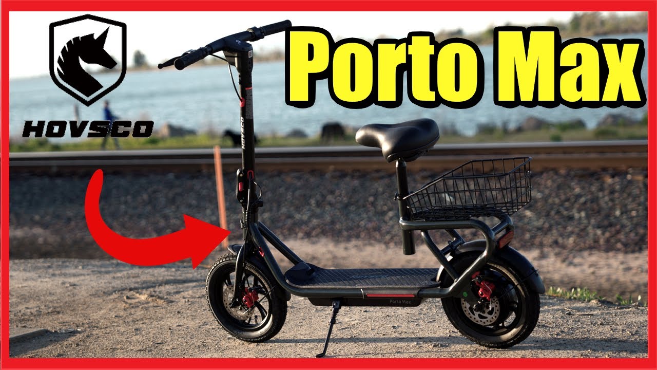 The Best Seated Electric Scooter of 2024 for under $500? - HOVSCO Porto Max Review