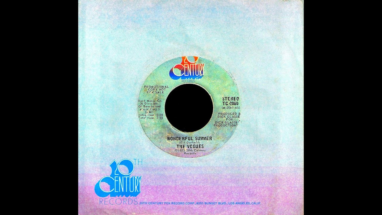 Vogues - WONDERFUL SUMMER (Western Recorders) (1973)