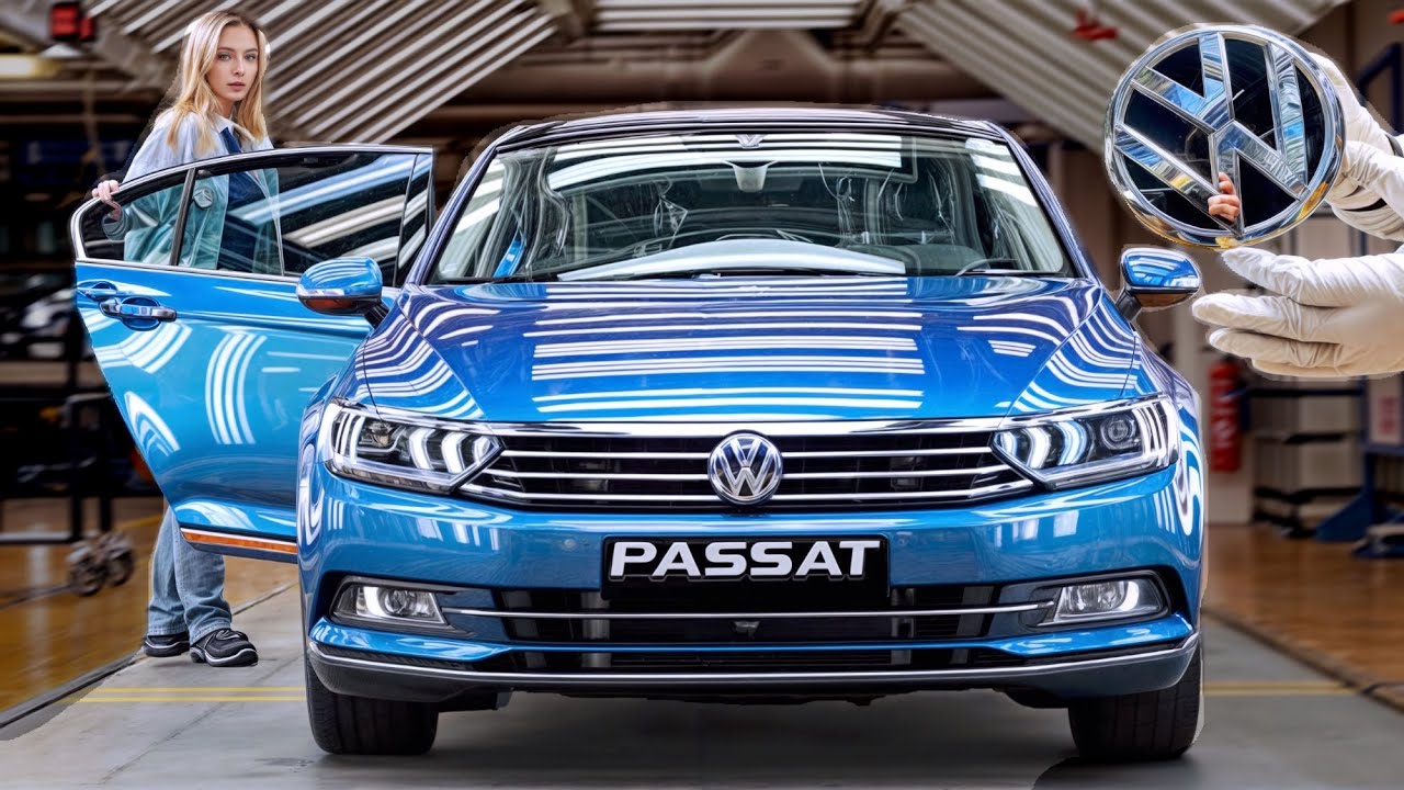 Производство VW PASSAT🚘 Изготовление Volkswagen CC, B8, B6, W8, Alltrack — Внутри завода [Произво...
