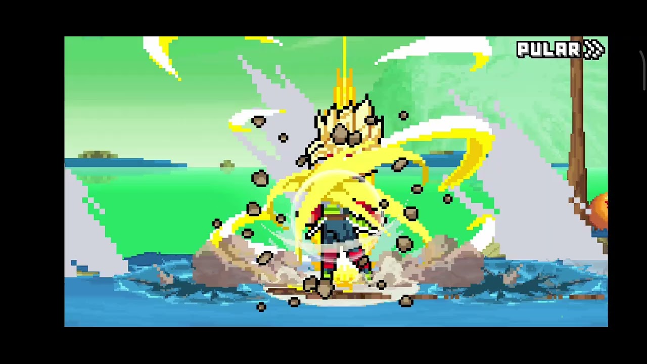 Jogando o torneio do poder com o broly 💚💚💚