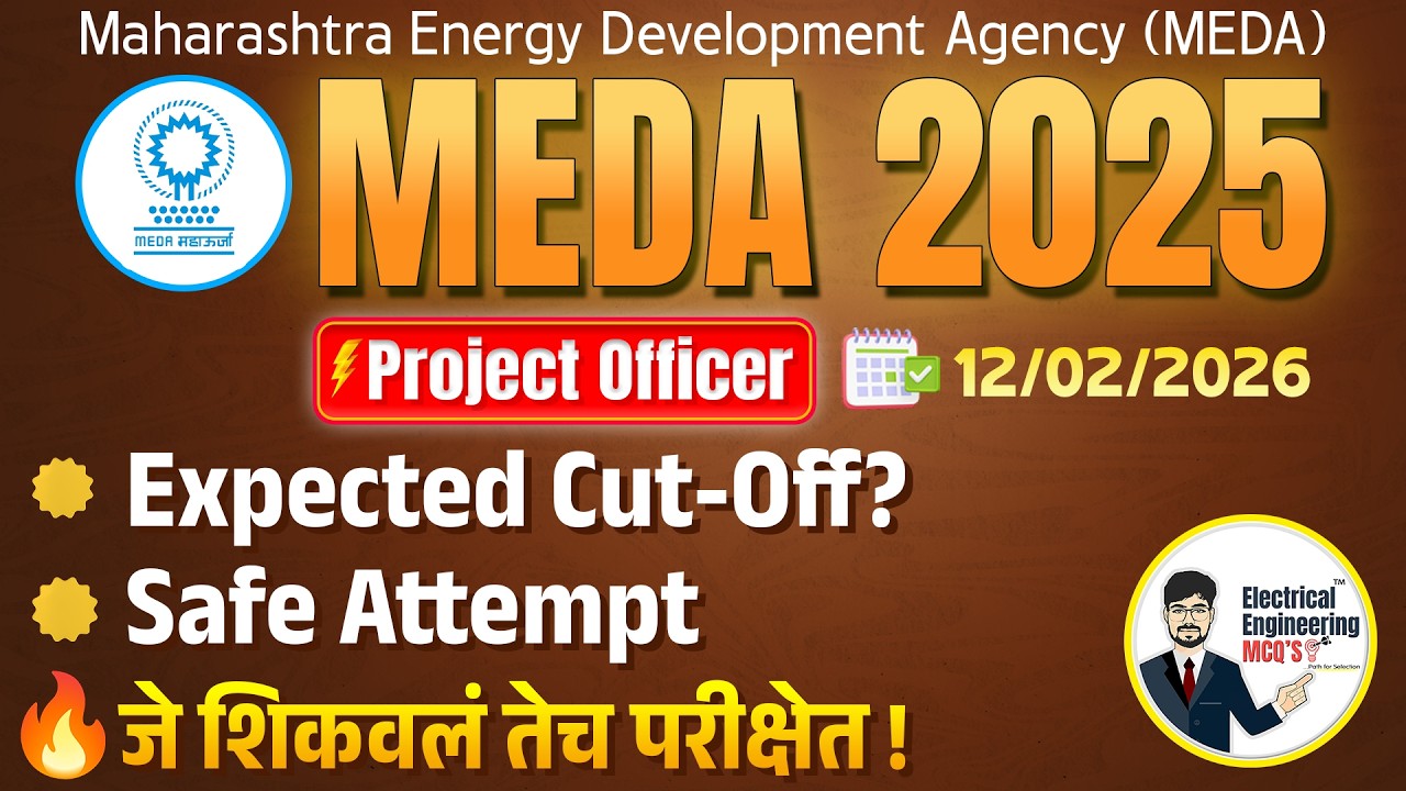 MEDA Project Officer Exam Analysis 2026 | Expected Cut Off & Safe Attempt | MEDA PO Paper Review